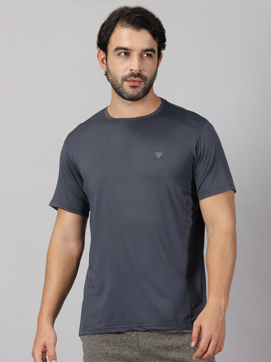 Jersey Knit T-shirt- Grey