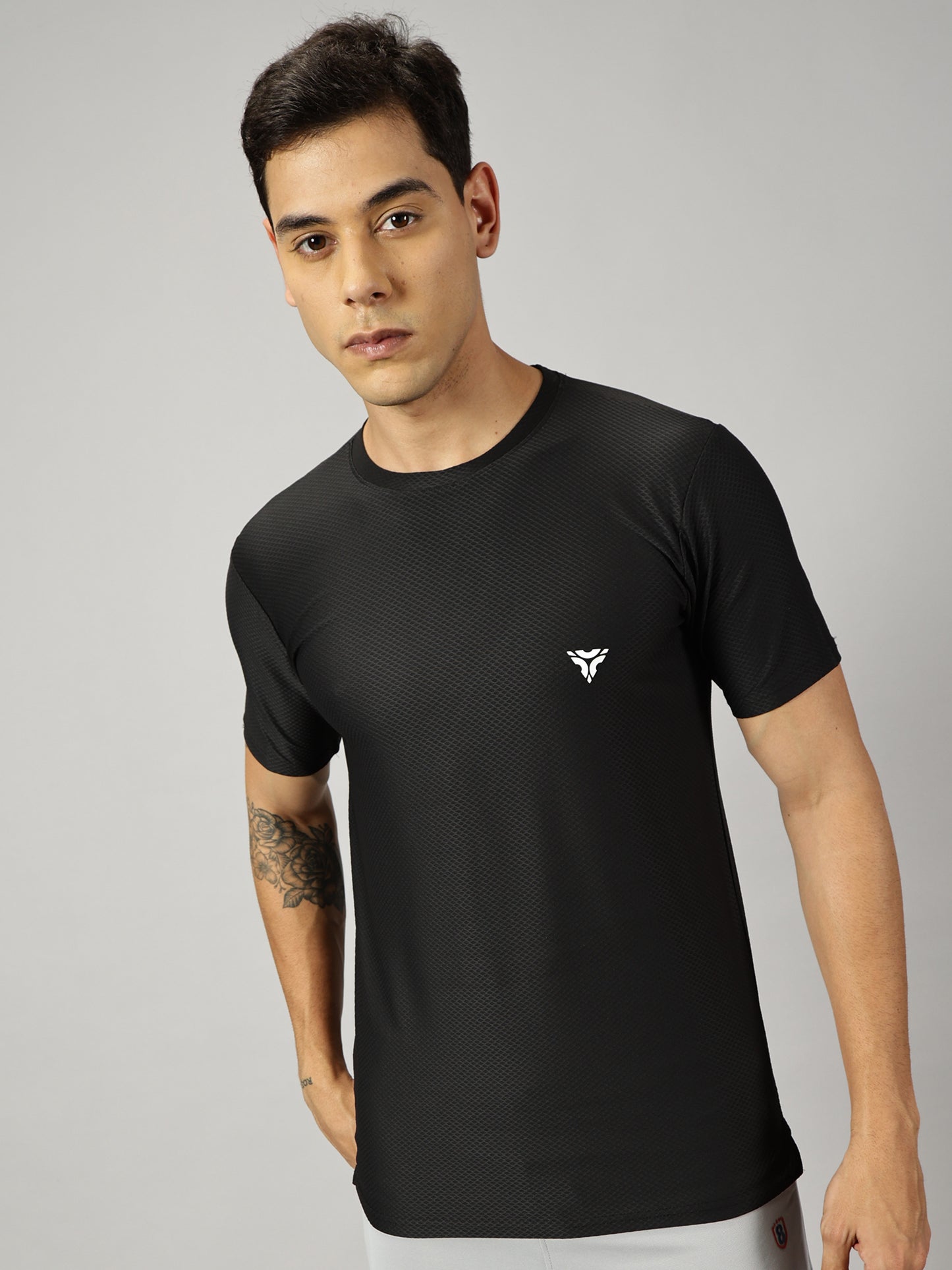 Loop Comb T-shirt- Black