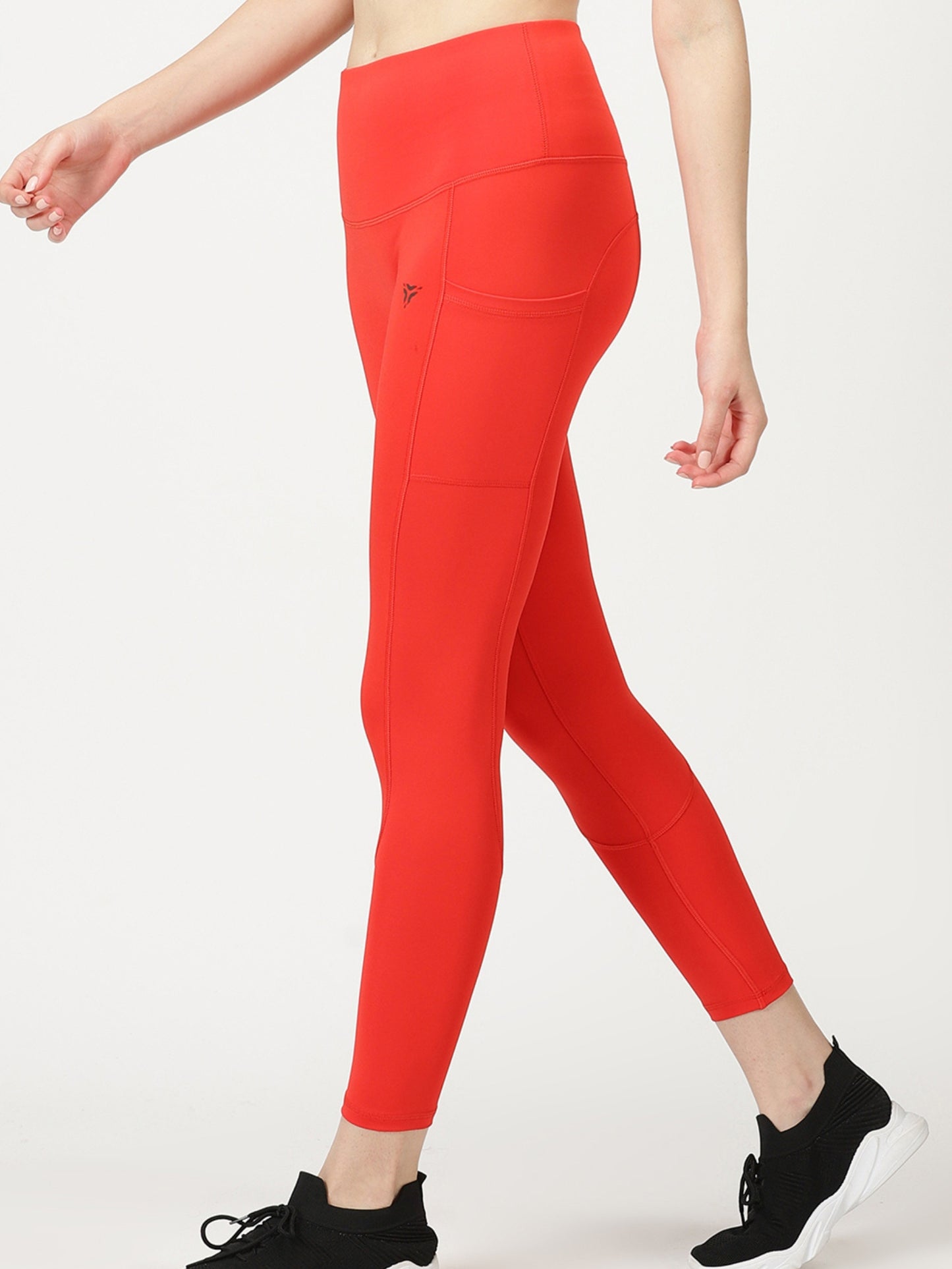 Fiery Red High Waist Leggings