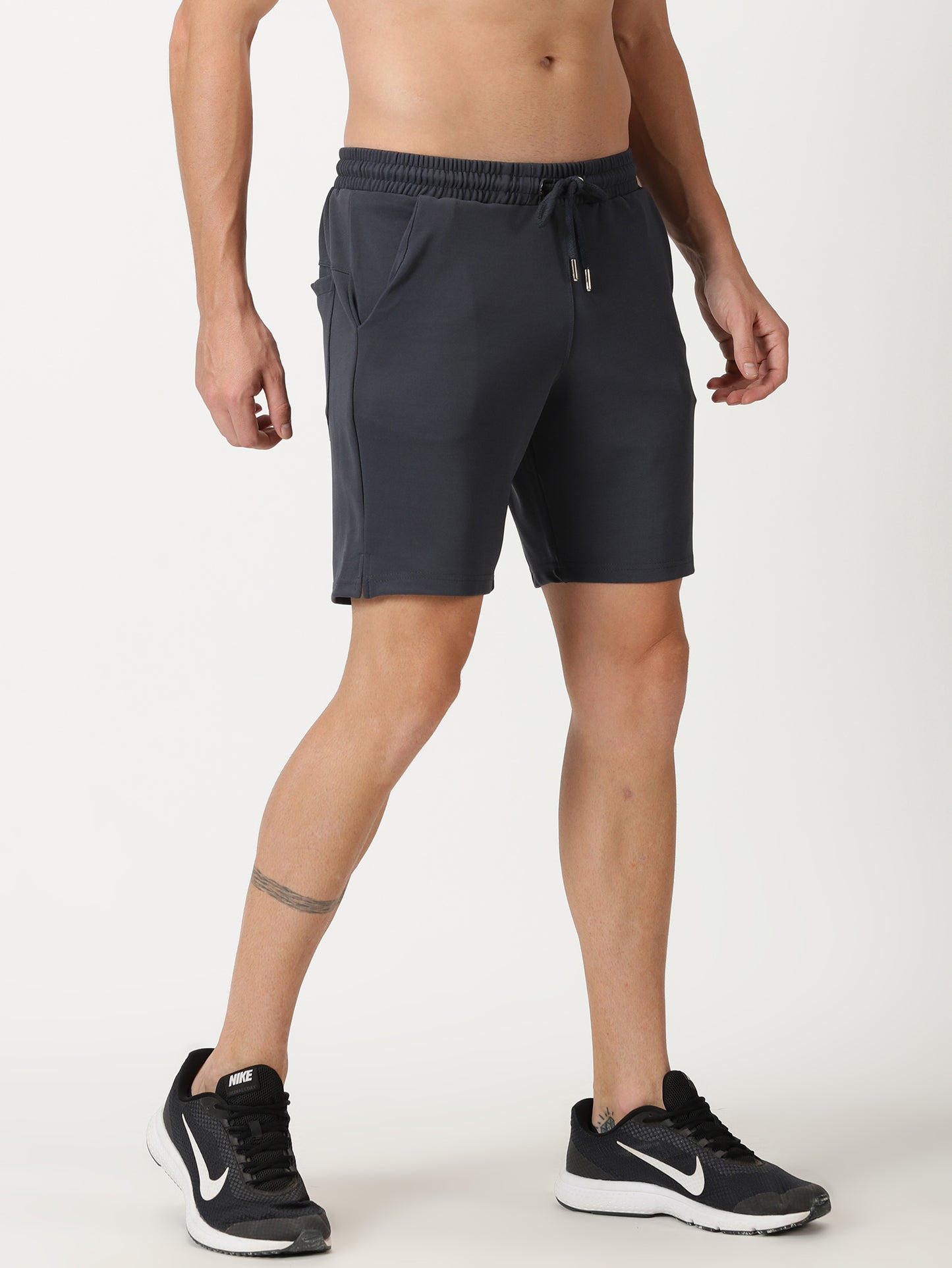 Studio Shorts- Gunmetal Grey