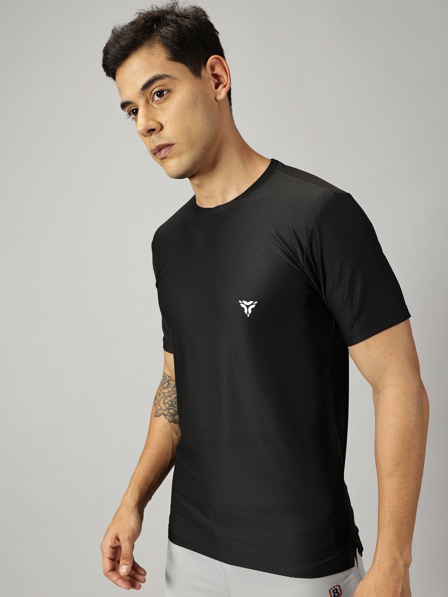 Loop Comb T-shirt- Black