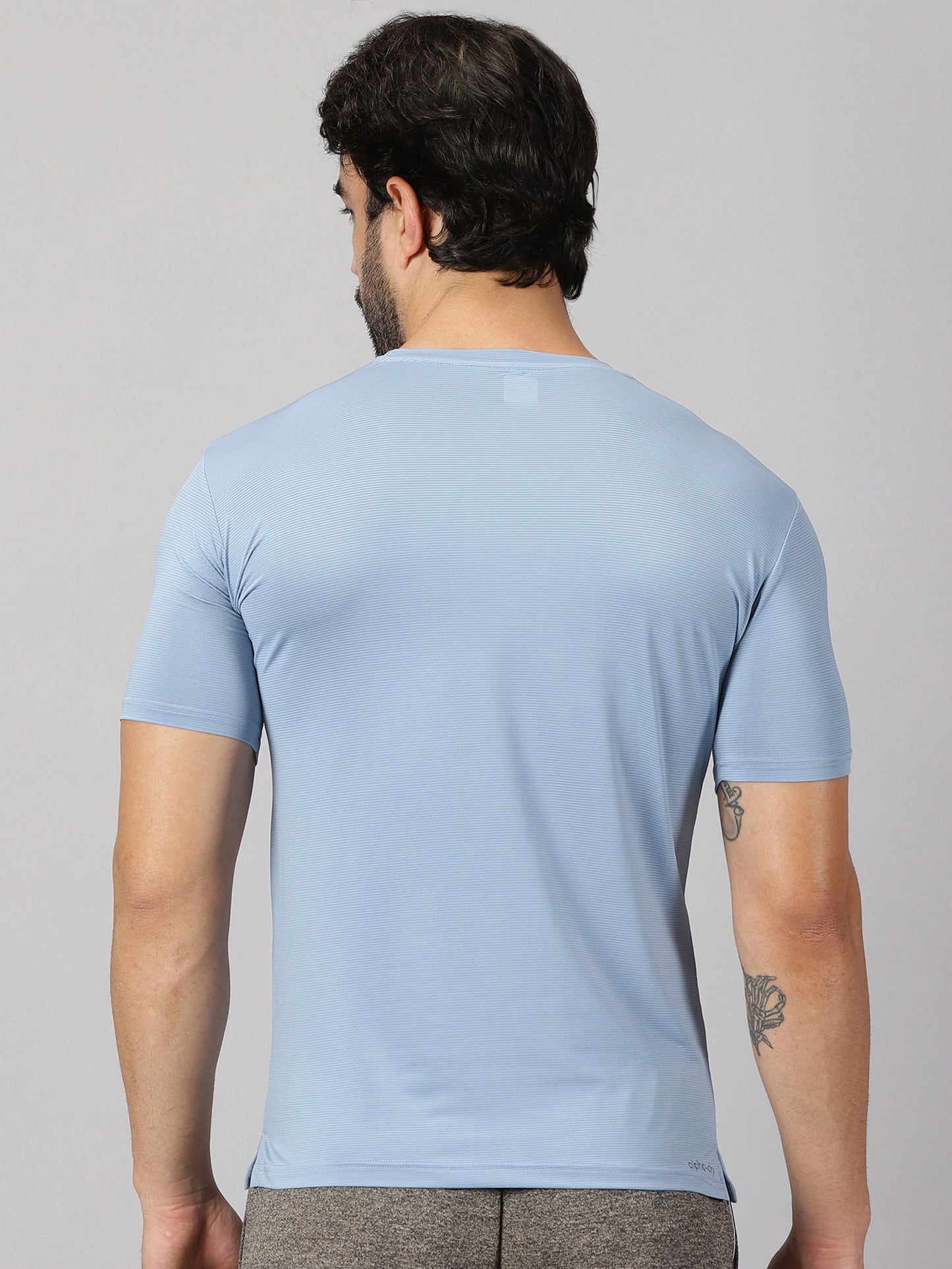 Jersey Knit T-shirt- Cornflour Blue