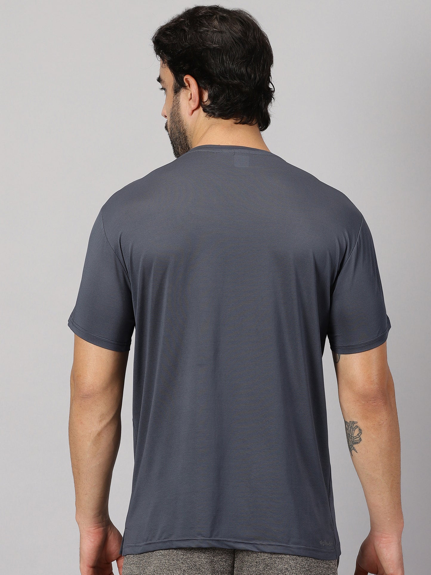 Jersey Knit T-shirt- Grey