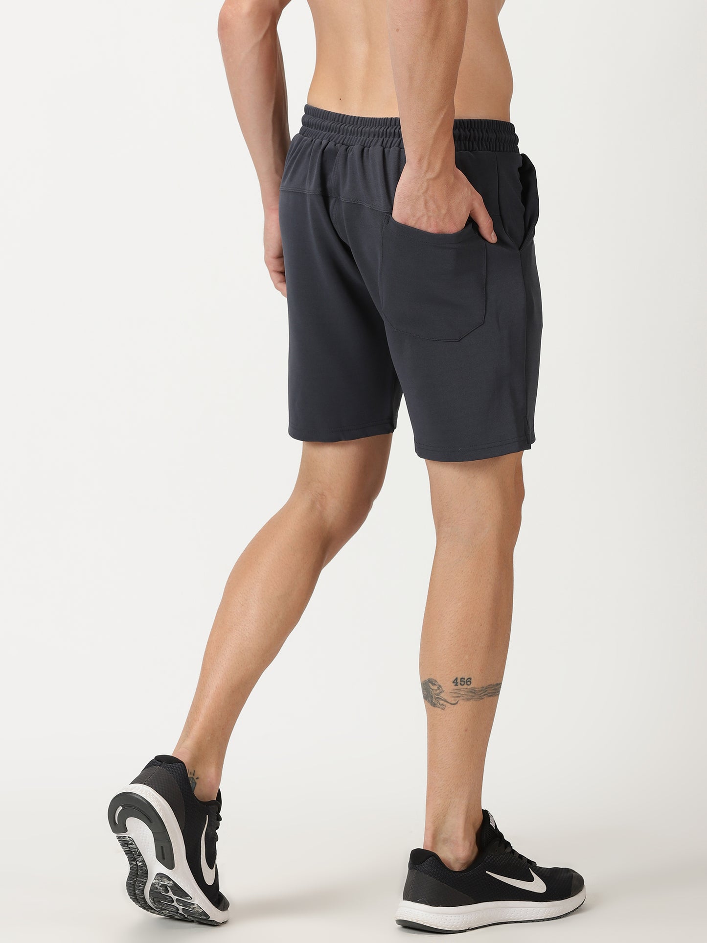 Studio Shorts- Gunmetal Grey