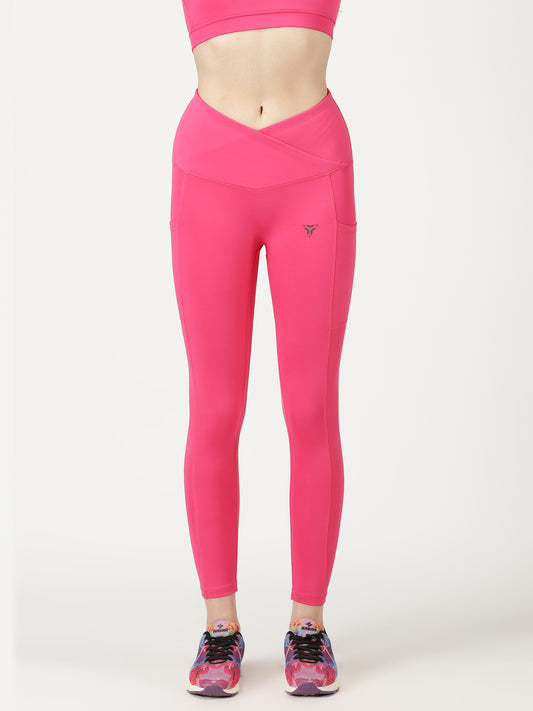 Beetroot Purple High Waist Leggings