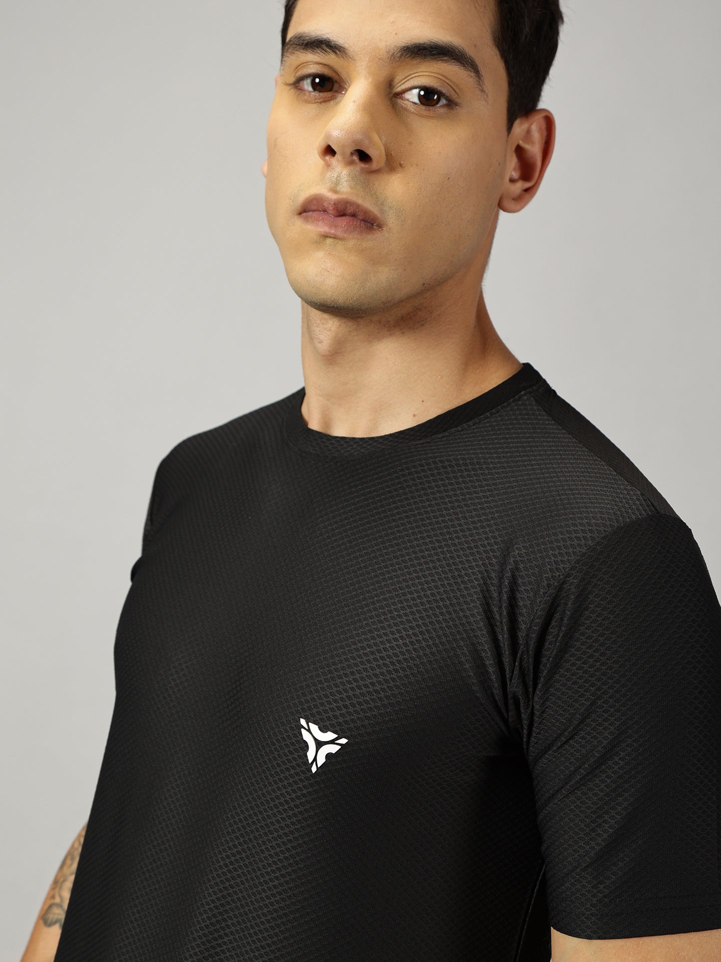 Loop Comb T-shirt- Black