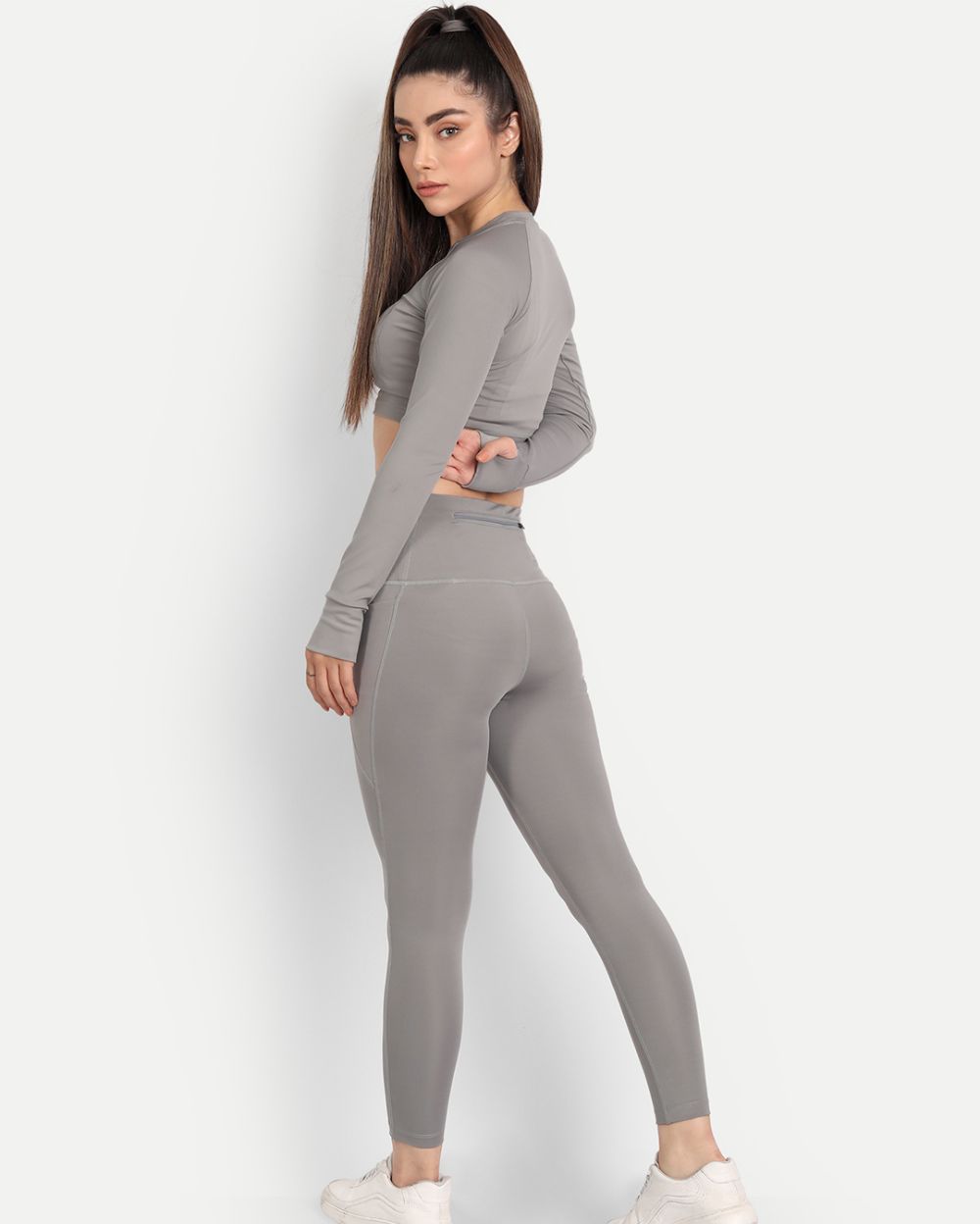 Total Mobility Leggings- Cloud Grey