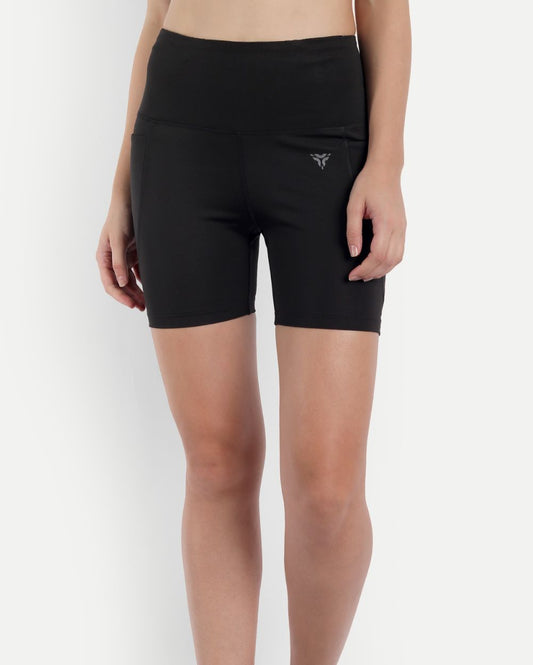 True Mobility Shorts- Ebony Black