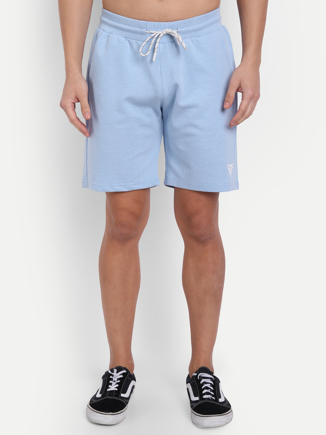 Men's Cotton Sky Blue Shorts