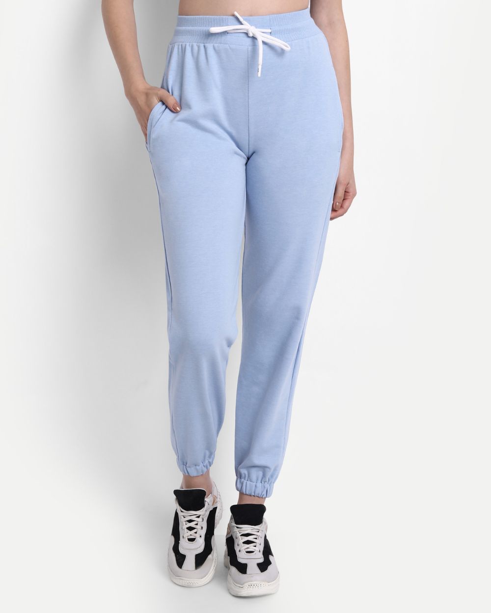 Baggy fit Joggers- Sky Blue