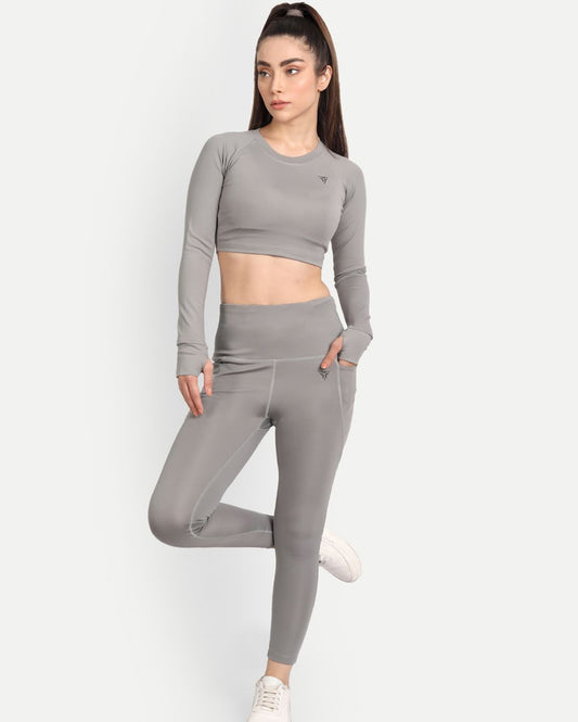 Total Mobility Leggings- Cloud Grey