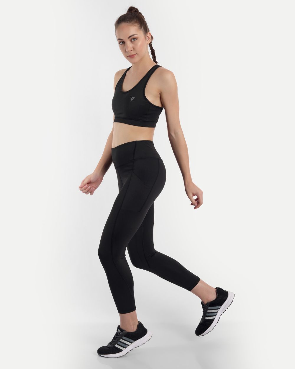 Ebony  Black Legging Co-ord Set