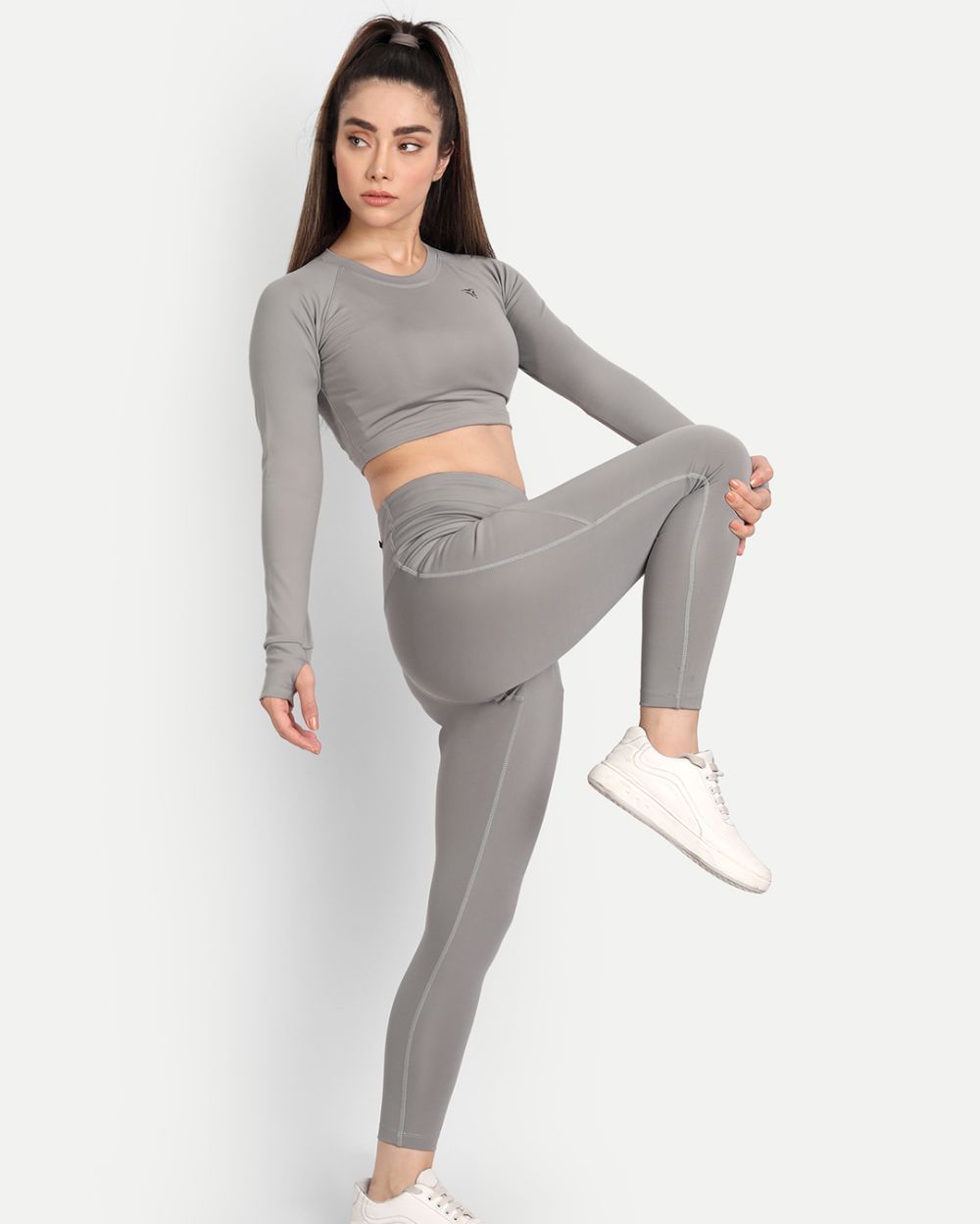 Total Mobility Leggings- Cloud Grey