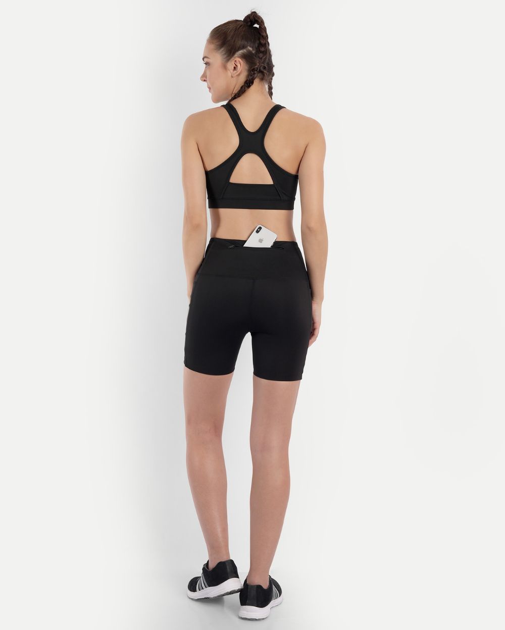 TM Shorts Co-ord Set- Ebony Black