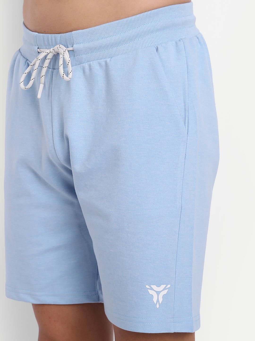 Men's Cotton Sky Blue Shorts