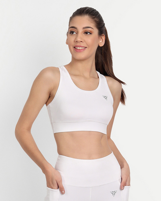 Bluite Sports Bra- Winter White